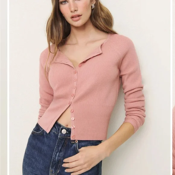 Reformation Wool Cardigan NWT - Picture 2 of 6